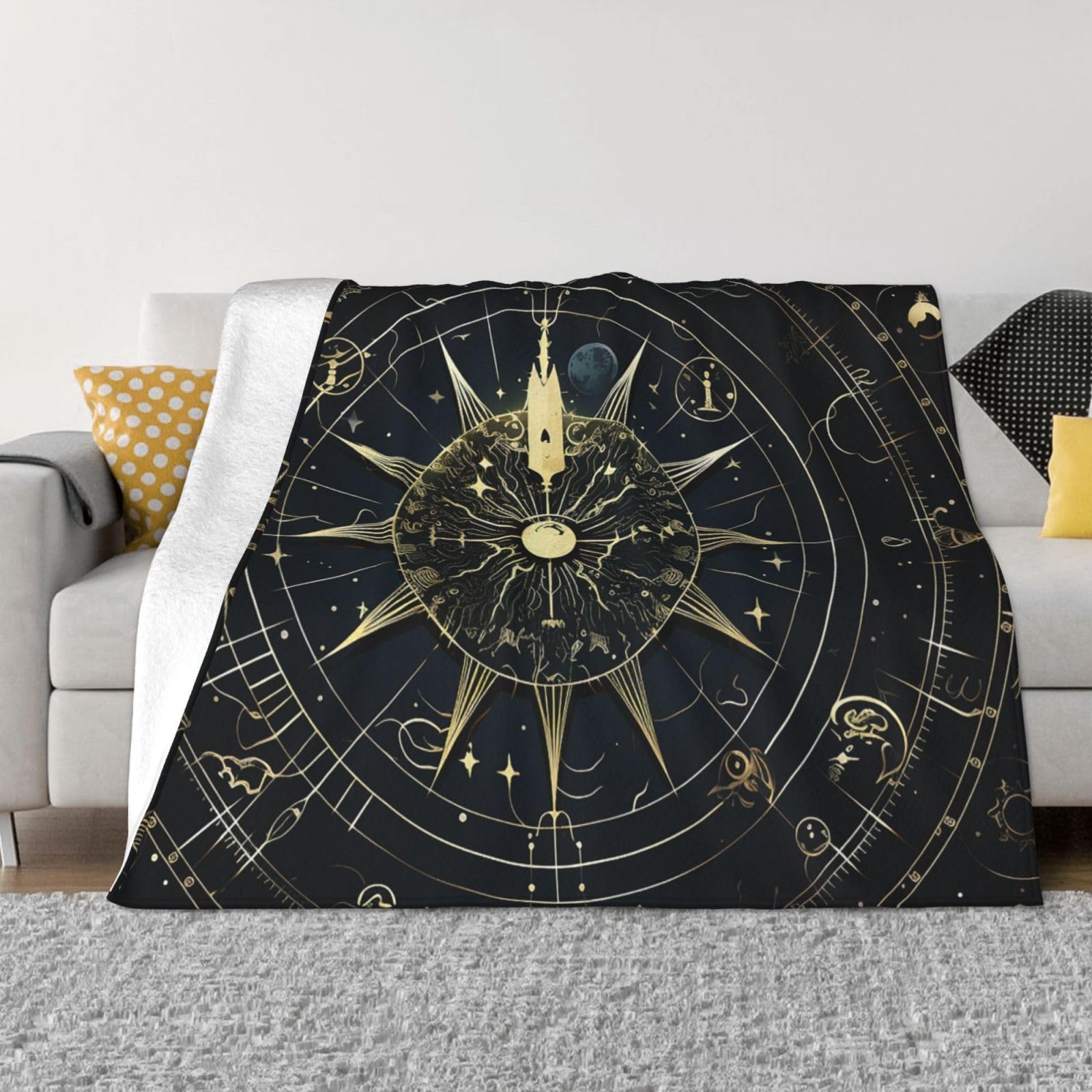 Couverture polaire constellation en peluche chaude de qualité supérieure