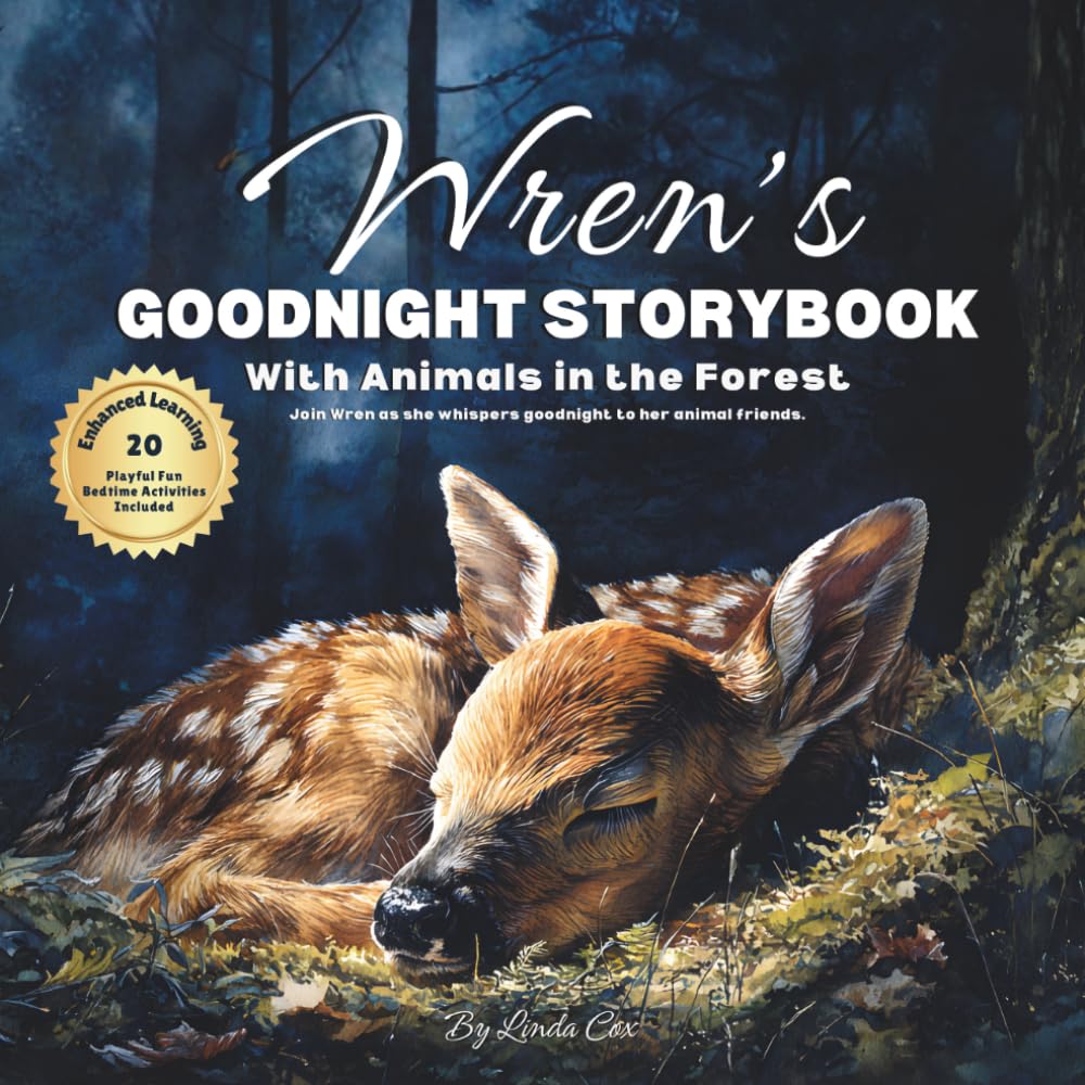 Wren's Goodnight Storybook with Animals in the Forest: A Personalized Bedtime Book for Wren | Plus: 20 Calming, Screen-Free Sleep Ideas