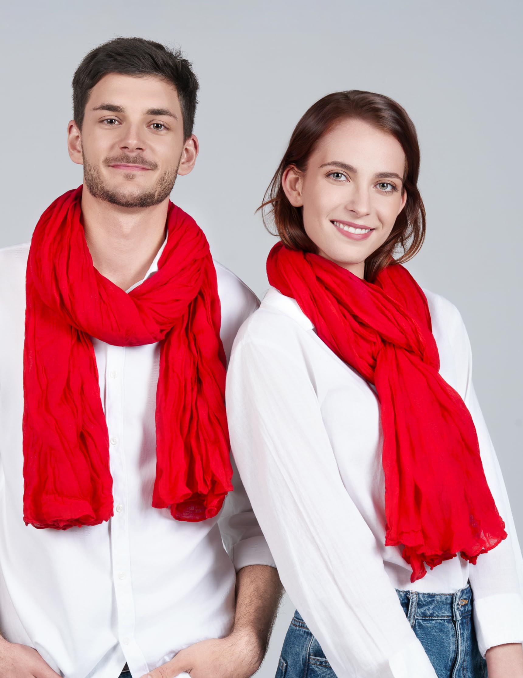 Chusta, Szalik, Szal Premium - 100% Bawełna - Wymiary 200 X 110 CM - Chusta dla Kobiety i Mężczyzny - Ponad 50 kolorów.