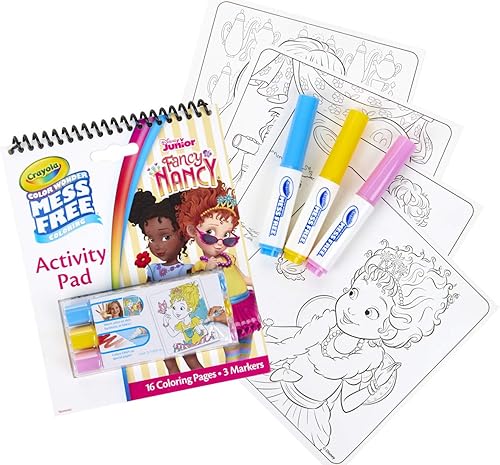 Miniatura 2 de Crayola Fancy Nancy Color Wonder - Bloc de actividades de viaje, para colorear sin desorden, regalo para niños, 3, 4, 5, 6, multicolor