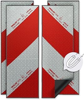 Magnetische Reflecto Kfz-Warnmarkierung aus Orafol ORALITE 5921M in vielen Varianten (Reflexfolie, 4 x 141mm x 423mm)