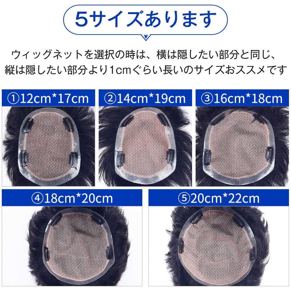 Amazon.co.jp: YOYO 部分ウィッグ メンズ 人毛100% ポイントウィッグ