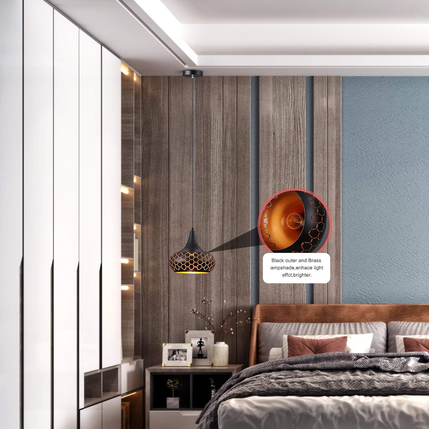 Bеѕt Cуbеr Dеаlѕ 🔥 SUNVP Pendant Light Modern Black Semicircle Design Iron Large Ceiling Hanging Lamp Minimalist Style for Kitchen Island Dining Room, Living Room, Bedroom, Coffee Bar