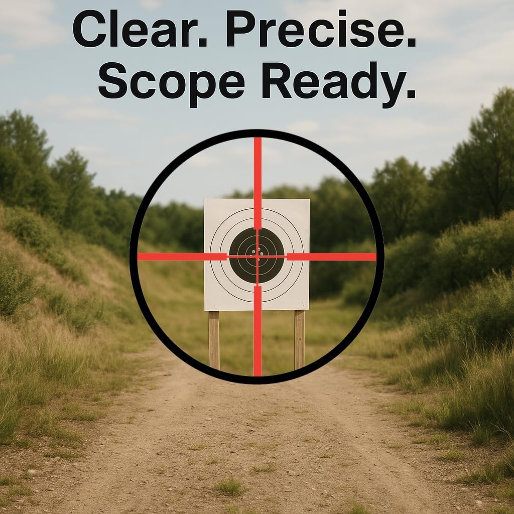 BARSKA 30/30 Crosshair Reticle Rifle Scope for .22 Plinking & Rimfire Rifles - Optimal Precision with Rings for Shooting, Hunting, Target Practice