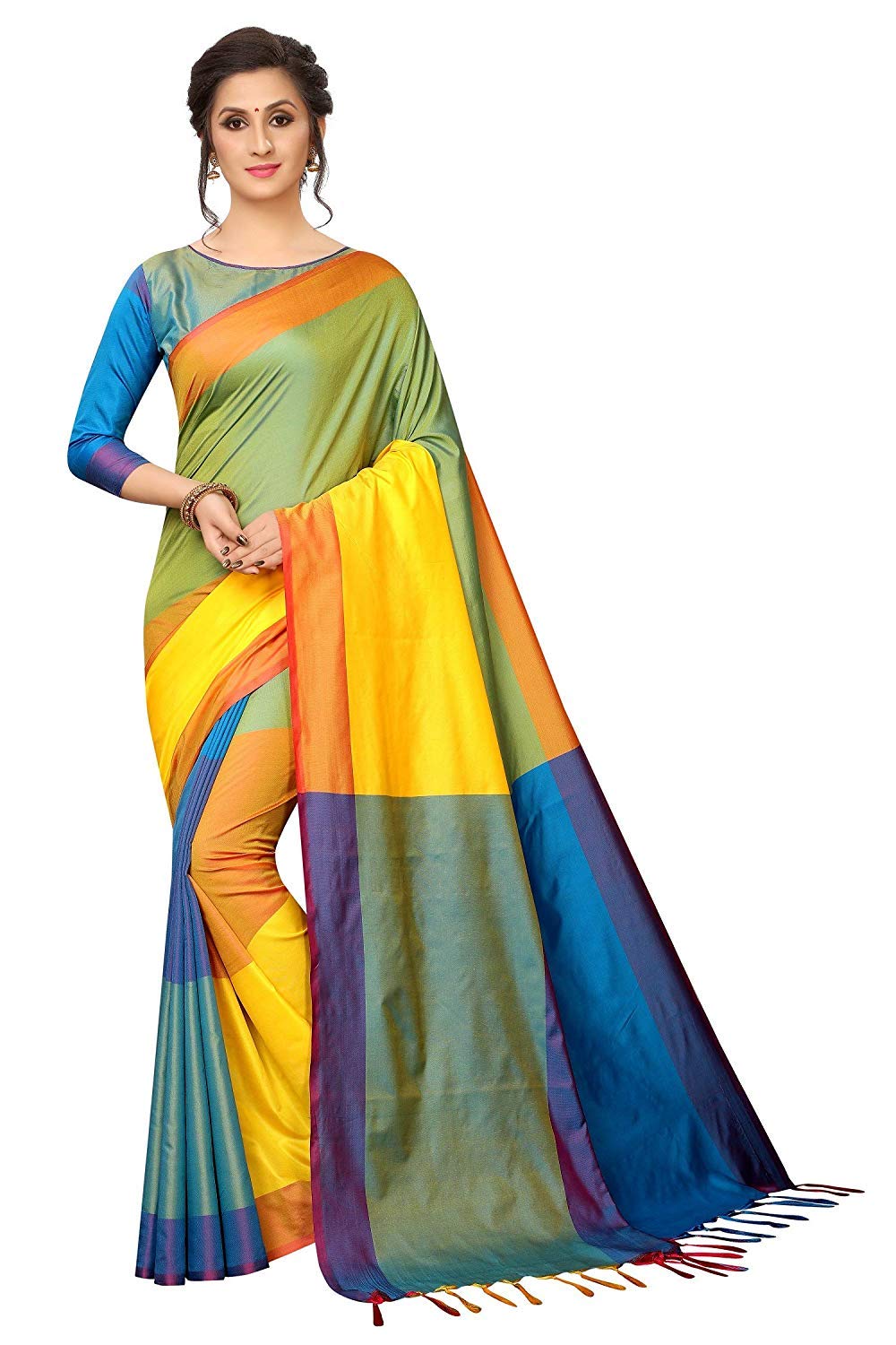 OM SAI LATEST CREATIONWomen OSLC-S1604 Saree (pack of 1)