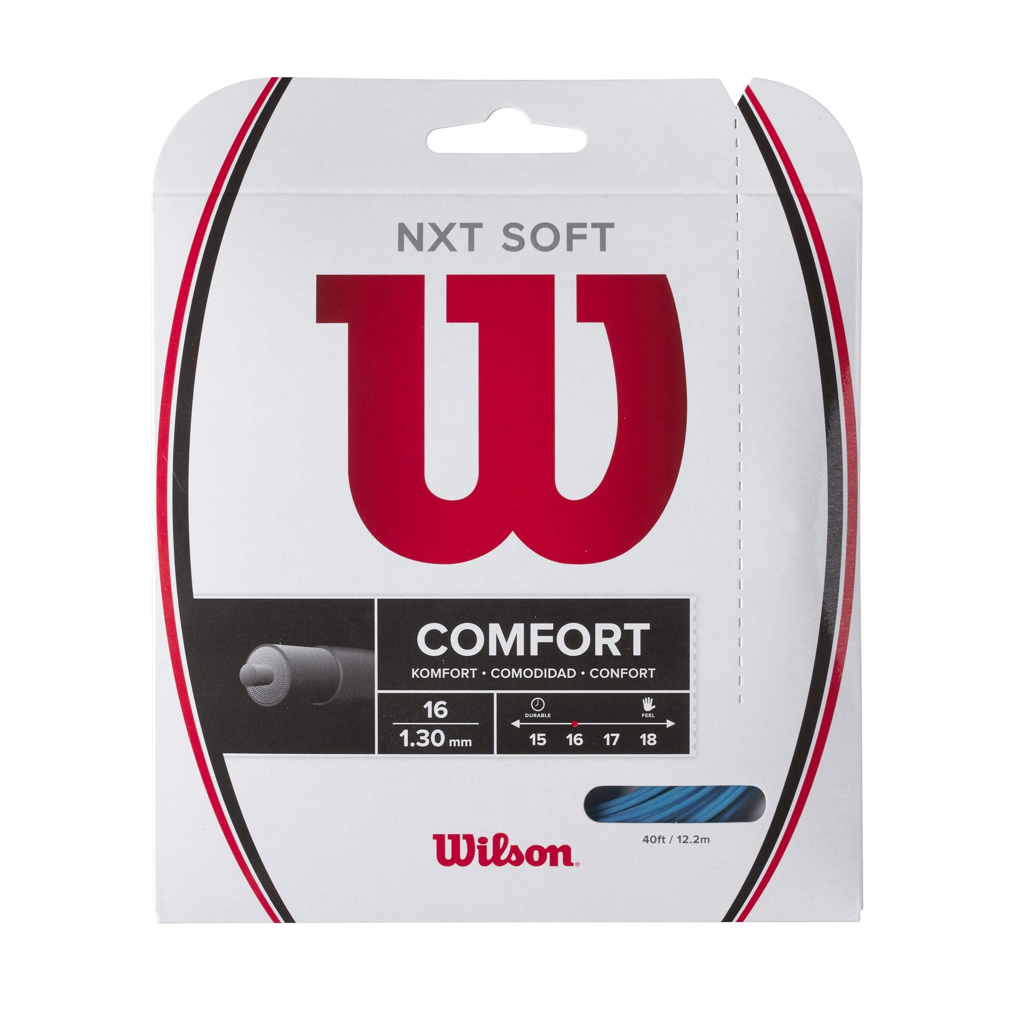 Wilson NXT Soft Tennis String Set, Blue, 16