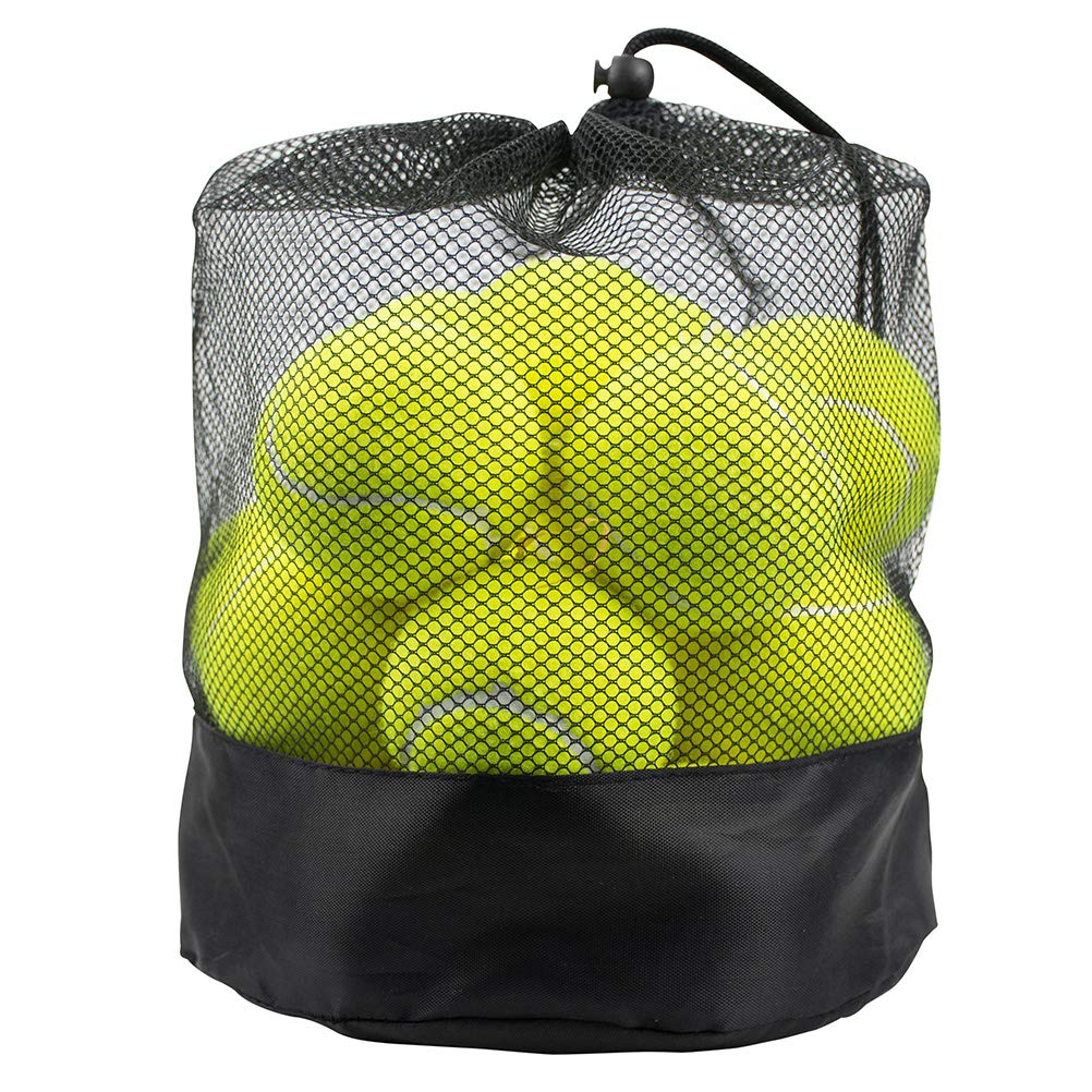 Tebery 20 Pack Green Advanced Training Tennis Balls Beginner Practice Ball, Pet Dog Playing Balls, Come with Mesh Bag for Easy Transport