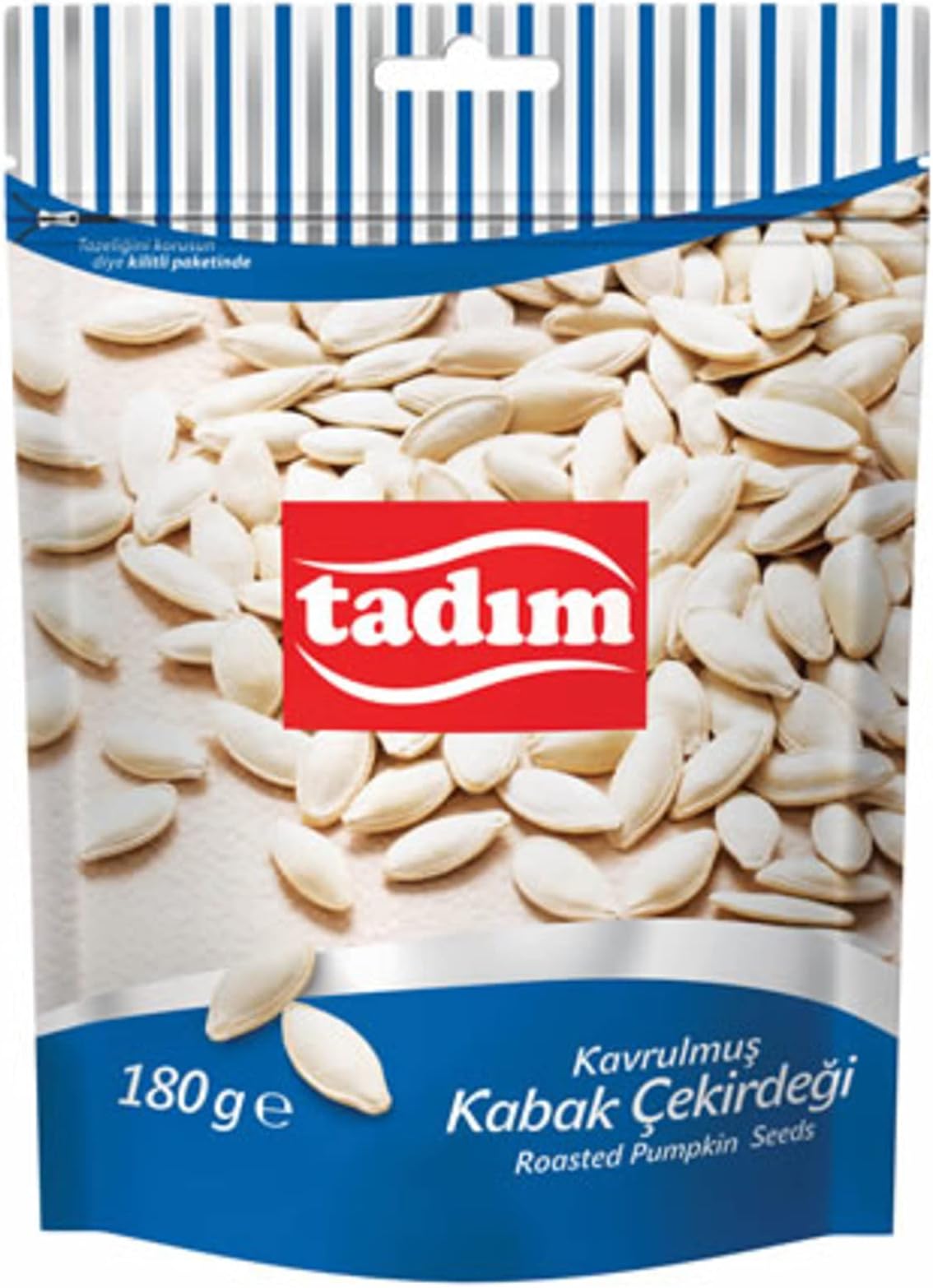Roasted Pumpkin Seeds,Kabak Çekirdeği, Organic Pumpkin Seeds,All Natural Pumpkin Seeds ,Salted Pumpkin Seeds By Tadim 180 Gram 6,3 Oz Premium Quality | Fresh | Raw | بذور اليقطين المحمص