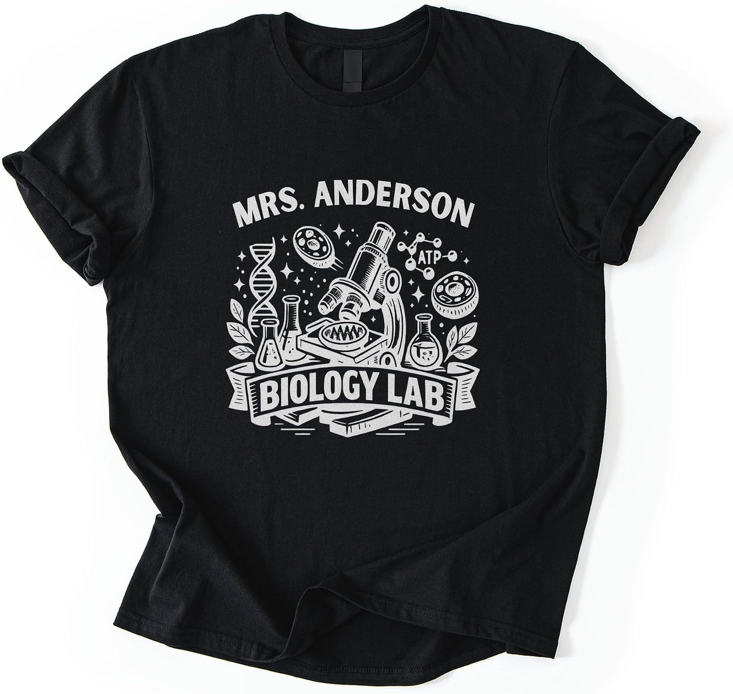 Amazon.com: Mrs. Anderson Biology Lab Vintage Science Teacher Gift Tee ...