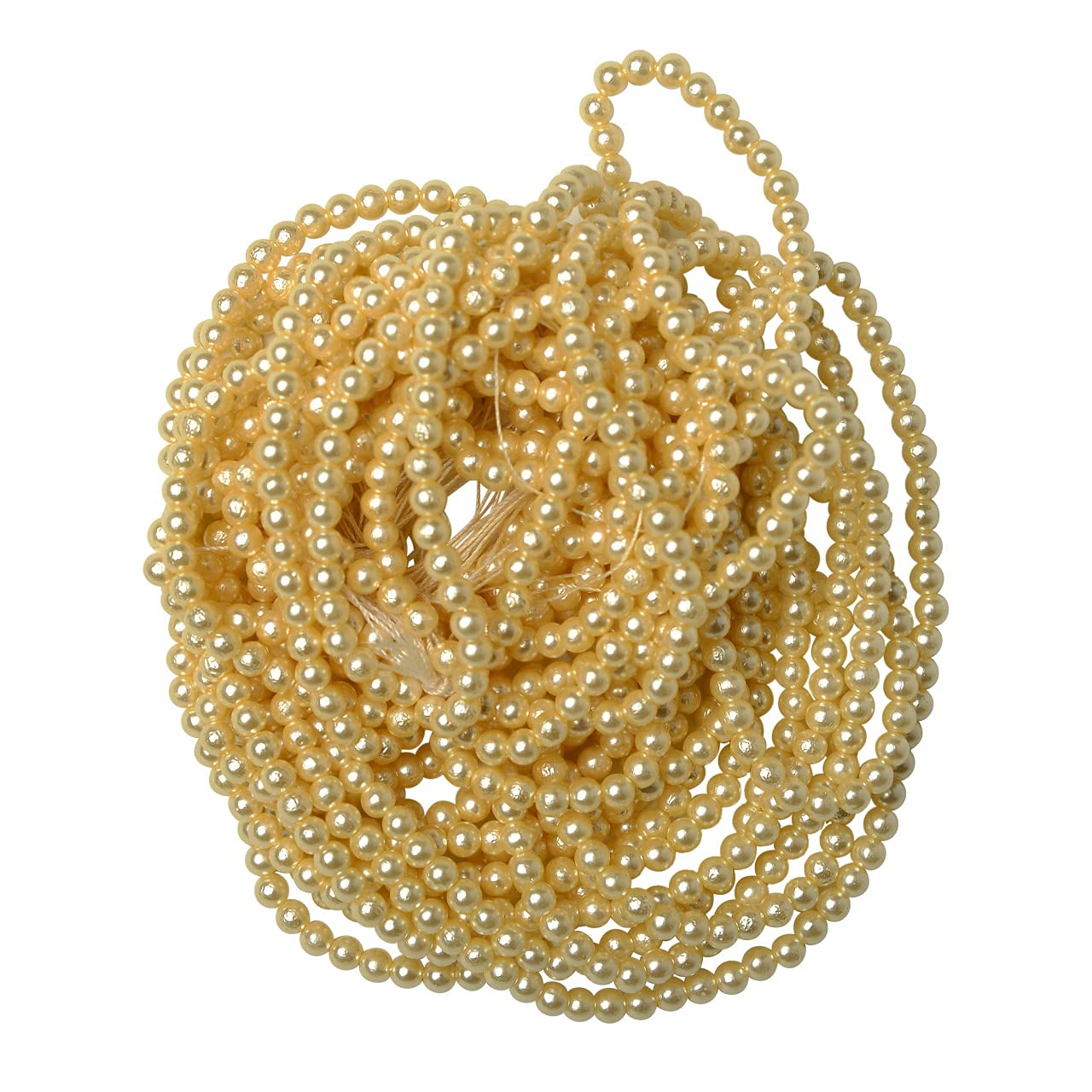 SATYAM KRAFTMoti (Off-White) (4 mm) 600 PCS Pearl, Crafts Artificial Pearl Beads for Artificial Jewellery Making, Beading, Crafting, Scrap Booking and Hand Embroidery Materials DIY Jewellery