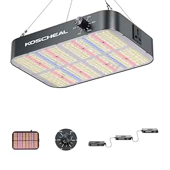 Amazon.com : KOSCHEAL KC800 LED Grow Light,80W Full Spectrum