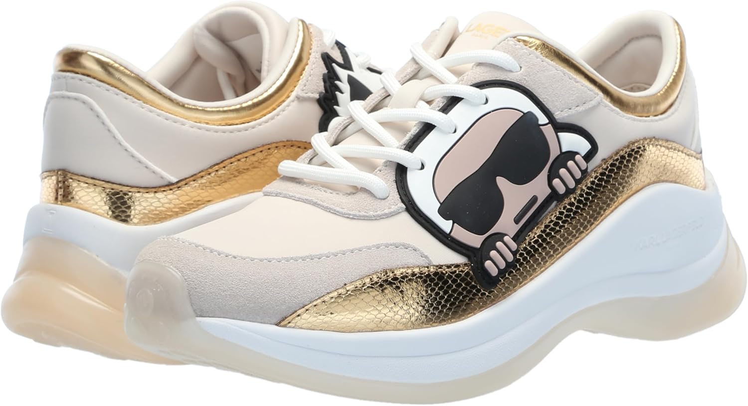 KARL LAGERFELD Women's Coty Everyday Lace Up Sneakers - Image 7