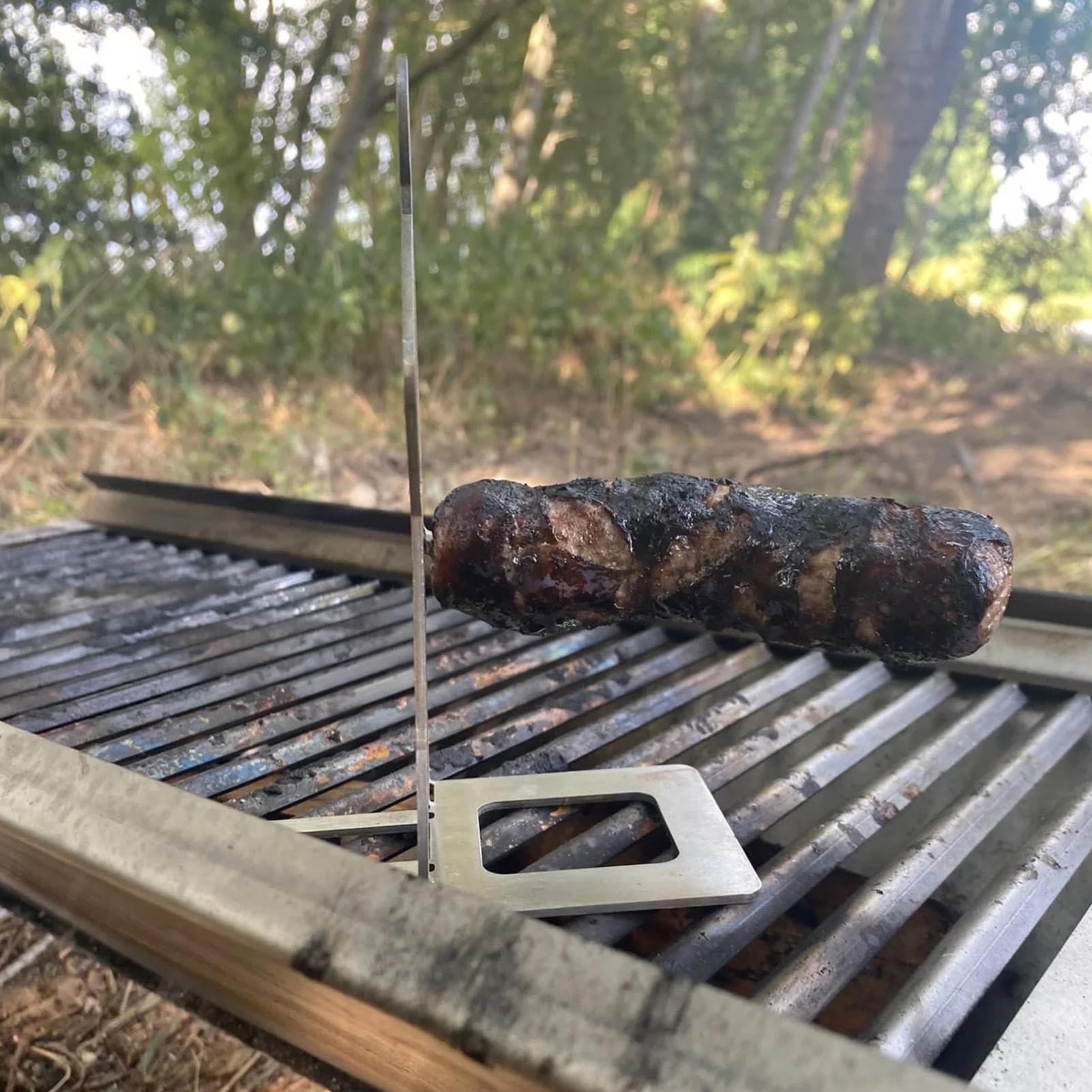 Soporte Para Salchichas De Acero Inoxidable - 3 Unidades Con Forma Divertida Para Barbacoa Uniforme