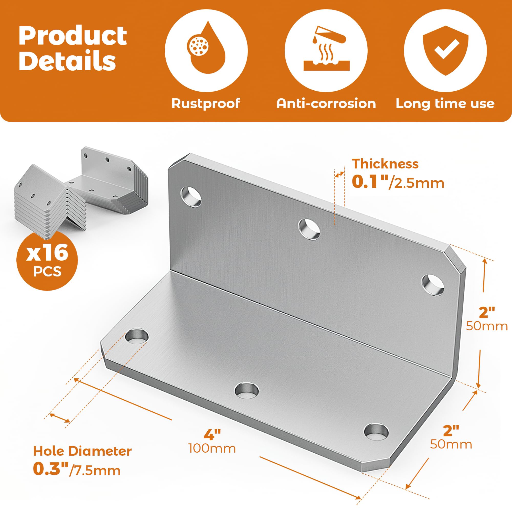 Metal L Brackets For Wood L Shaped Metal Corner Support Brackets 90