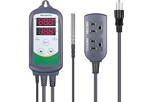 Inkbird WiFi ITC-308 Digital Temperature Controller Thermostat For Controlling Home Brewing Fermentation Breeding Incubation Greenhouse