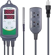 Inkbird WiFi ITC-308 Digital Temperature Controller Thermostat Remote Monitoring Controlling Home Brewing Fermentation Breeding Incubation Greenhouse