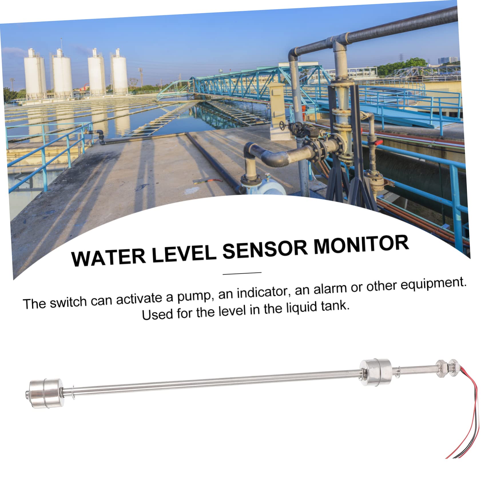 ULTECHNOVO 3pezzi Interruttore Galleggiante Acciaio Inossidabile Per Sensore Di Accessorio Pratico Per Serbatoi e Acquari Design Compatto e Duraturo Alta Precisione Per Monitoraggio Liquidi e