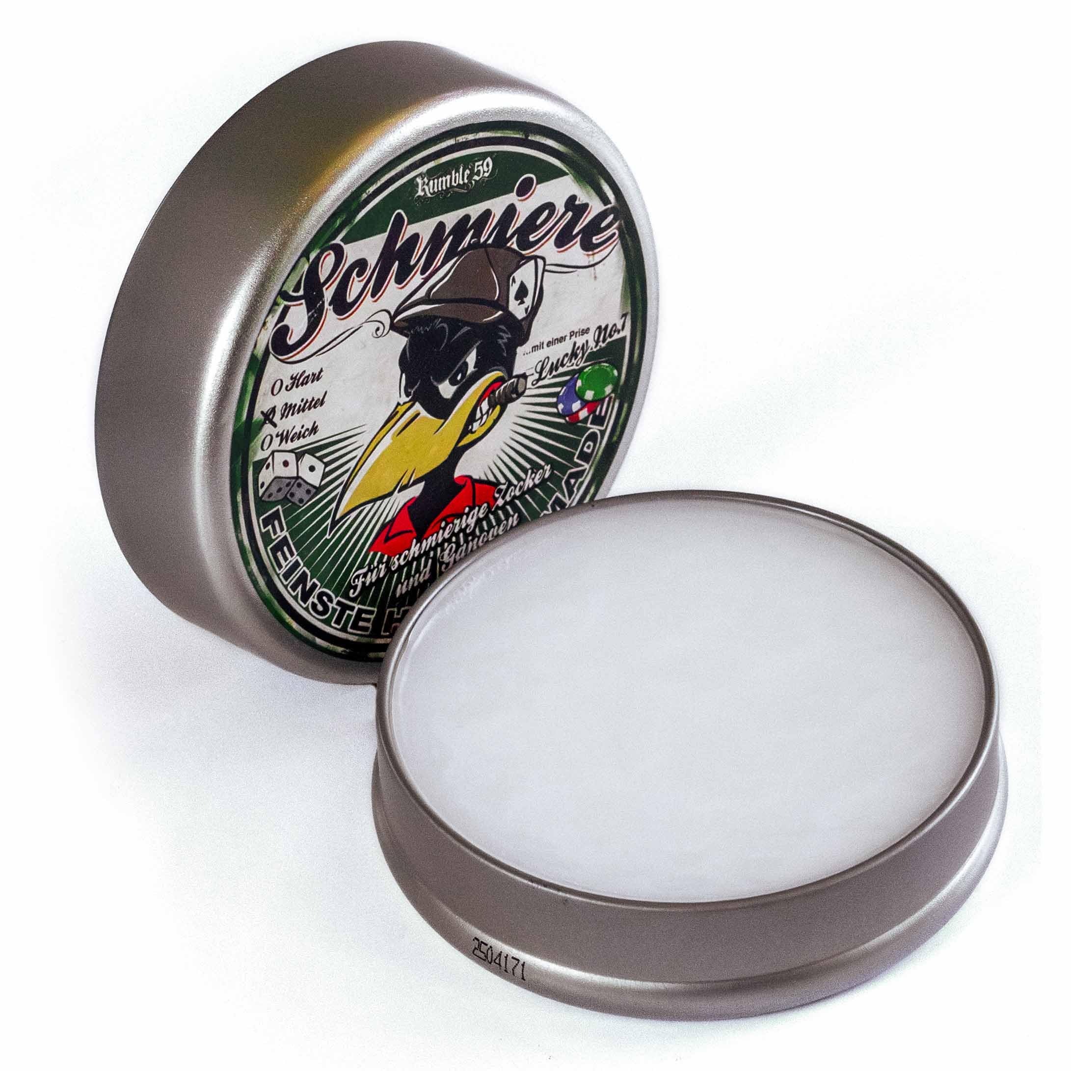 Rumble59 - Schmiere Pomade Herren - Gambling mit Kokosduft - 140 ml, mittlerer Halt - wachsbasierte Haar Pomade für normale bis dicke Haare - Hairstyling Made in Germany