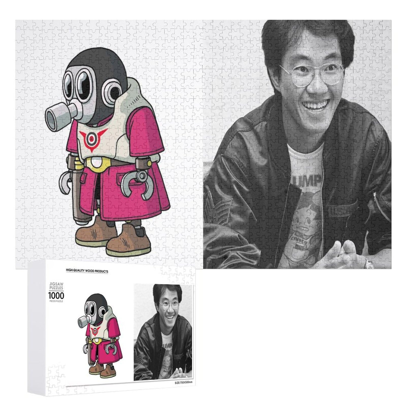 Amazon.co.jp: 鳥山明 ジグソーパズル 300/500/1000ピース 木製ピース