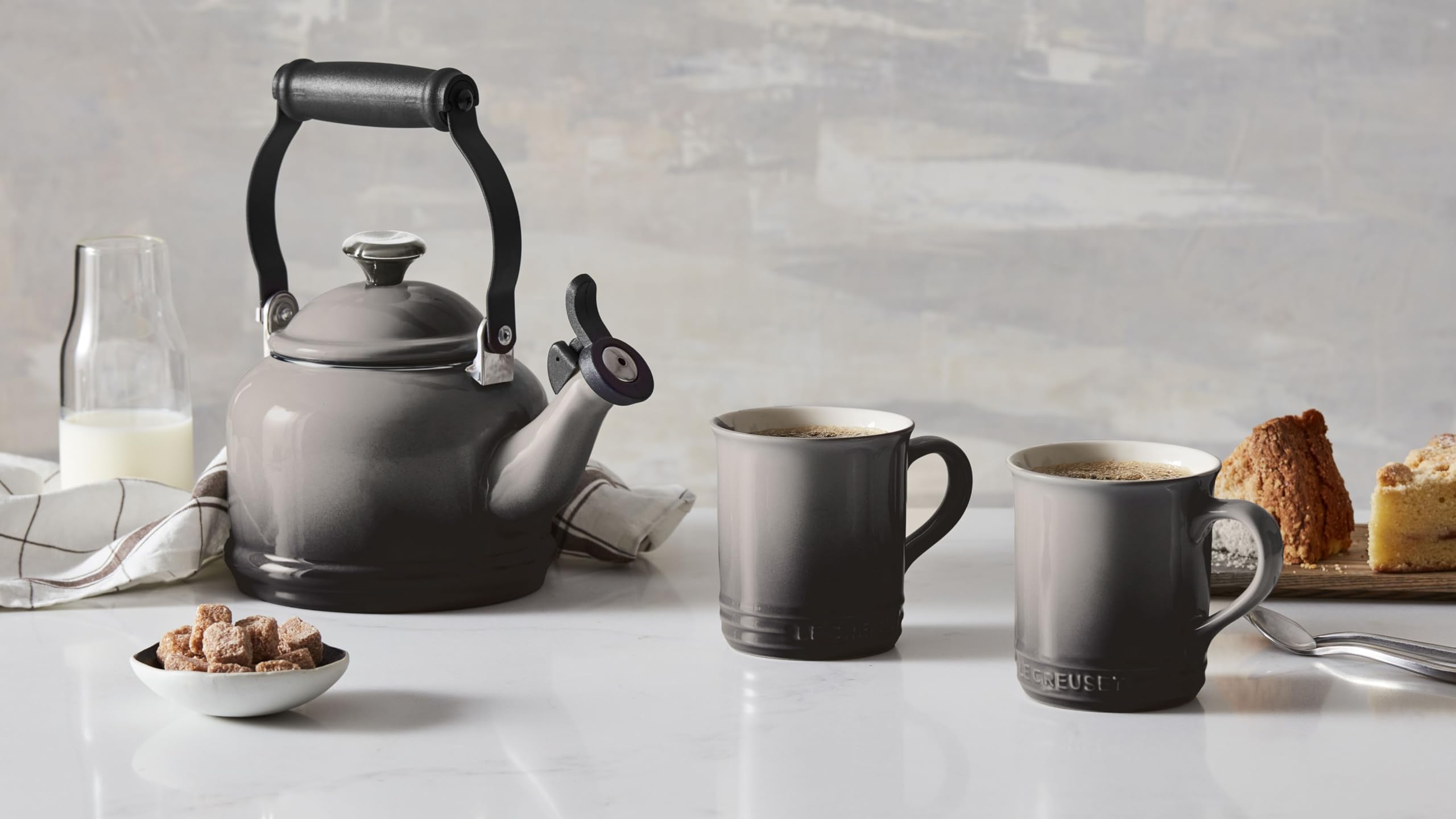 Amazon.com: Le Creuset Enamel On Steel Demi Tea Kettle with Metal