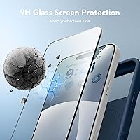 Vista 678 de GONEZ Funda de silicona para iPhone 15 Pro Max, compatible con Magsafe, protector de cámara + protector de pantalla, forro de microfibra suave Negro