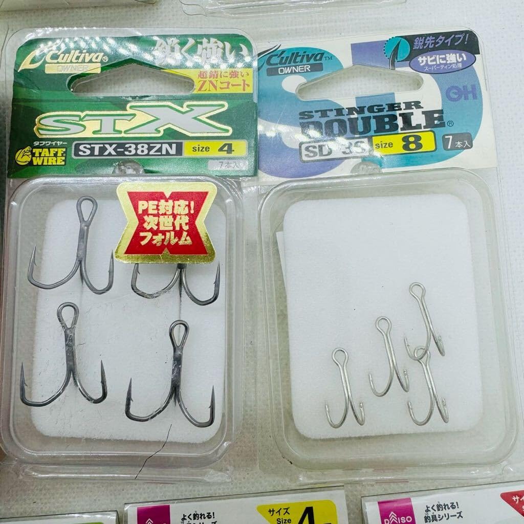 Amazon.co.jp: 『各種ブランド トレブルフック ダブルフック 大量 