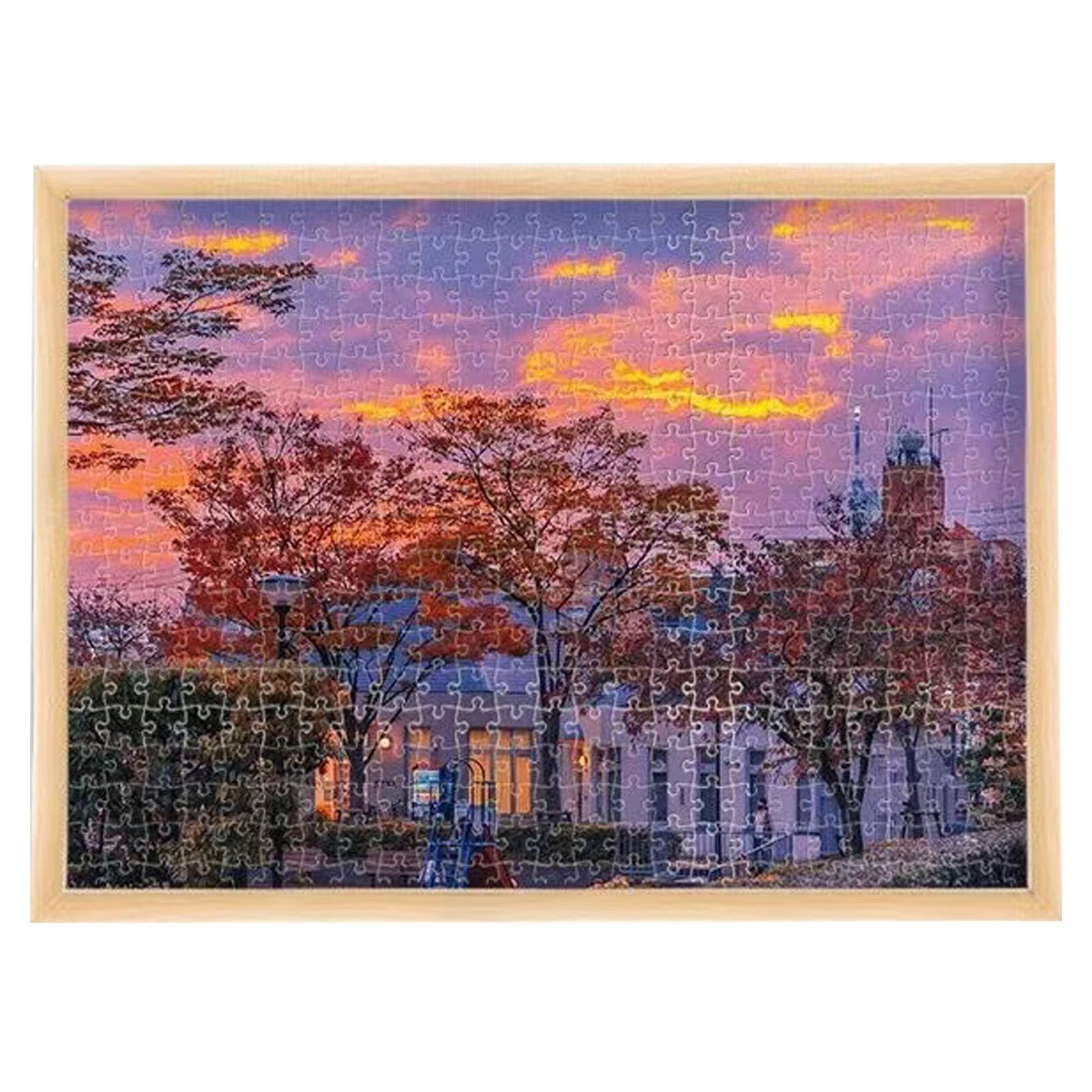 GJXWD Puzzle Personalizado con Foto Favorita de 1000/500/300/120 Piezas Piezas con Marco de Fotos Rompecabezas de Madera Rompecabezas con Imágenes Personalizados,1000 Pcs