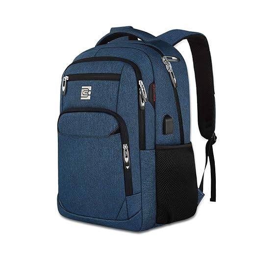 FANDARE Unisex Multiuso Antifurto Zaino con Porta USB Zaino per PC Portatile Impermeabile da Uomo Donna Borsa Universitaria Daypack per La Scuola,Viaggio,Business Poliestere