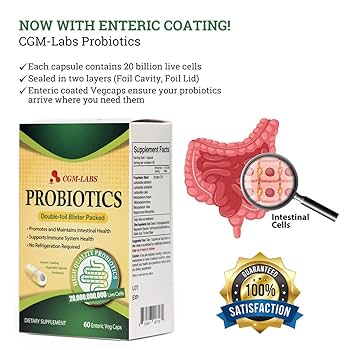Amazon.com: Probiotics, 20 Billion Live Cells, Premium