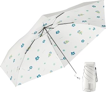 Compact Mini Umbrella for purse-Lightweight,Fold and UV Umbrella for Rain-Suitable for women, girls, kids