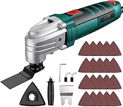 Oszillationswerkzeug - NEU MASTER 280W Multimaster, 6 Variable Drehzahl, 3° Oszillationswinkel, 5500–22000RPM Multifunktionswerkzeug für Schneiden, Schnitzen, Bohren, Schleifen, Polieren
