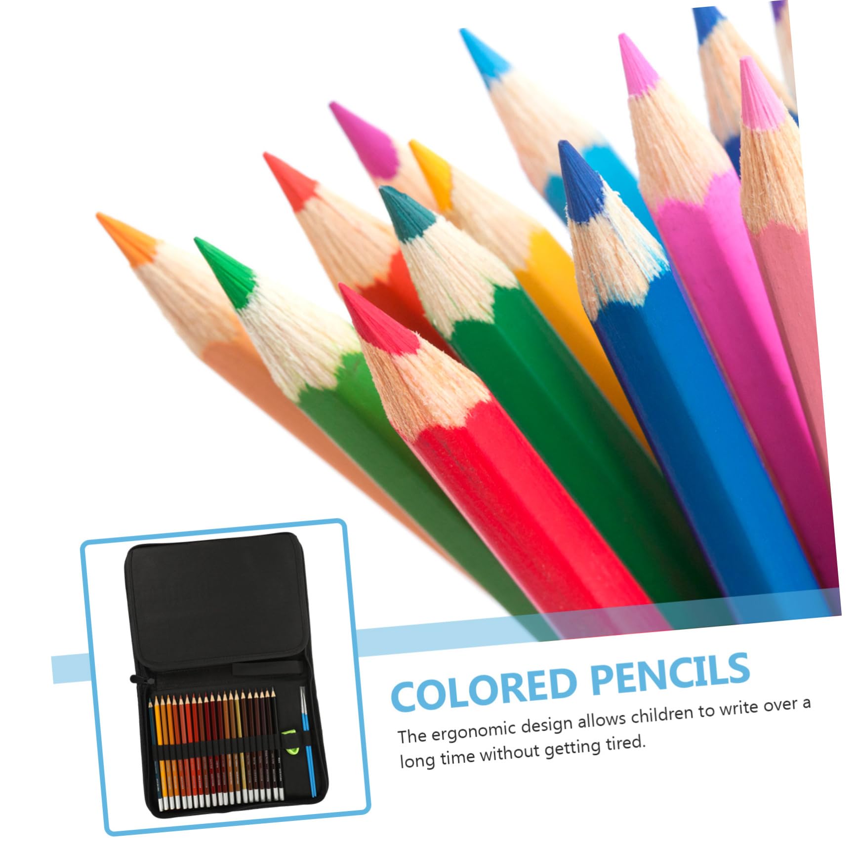 Juego de Lápices de Colores Acuarelables Set de 4 Lápices Hexagonales de Madera con Núcleo de Color para Dibujo y Pintura Adecuado para Niños y Artistas Escolares