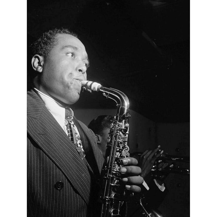 NYC 1953/チャーリー パーカー/ポスター Amazon.co.jp: Vintage Charlie Parker Jazz Music Saxophone