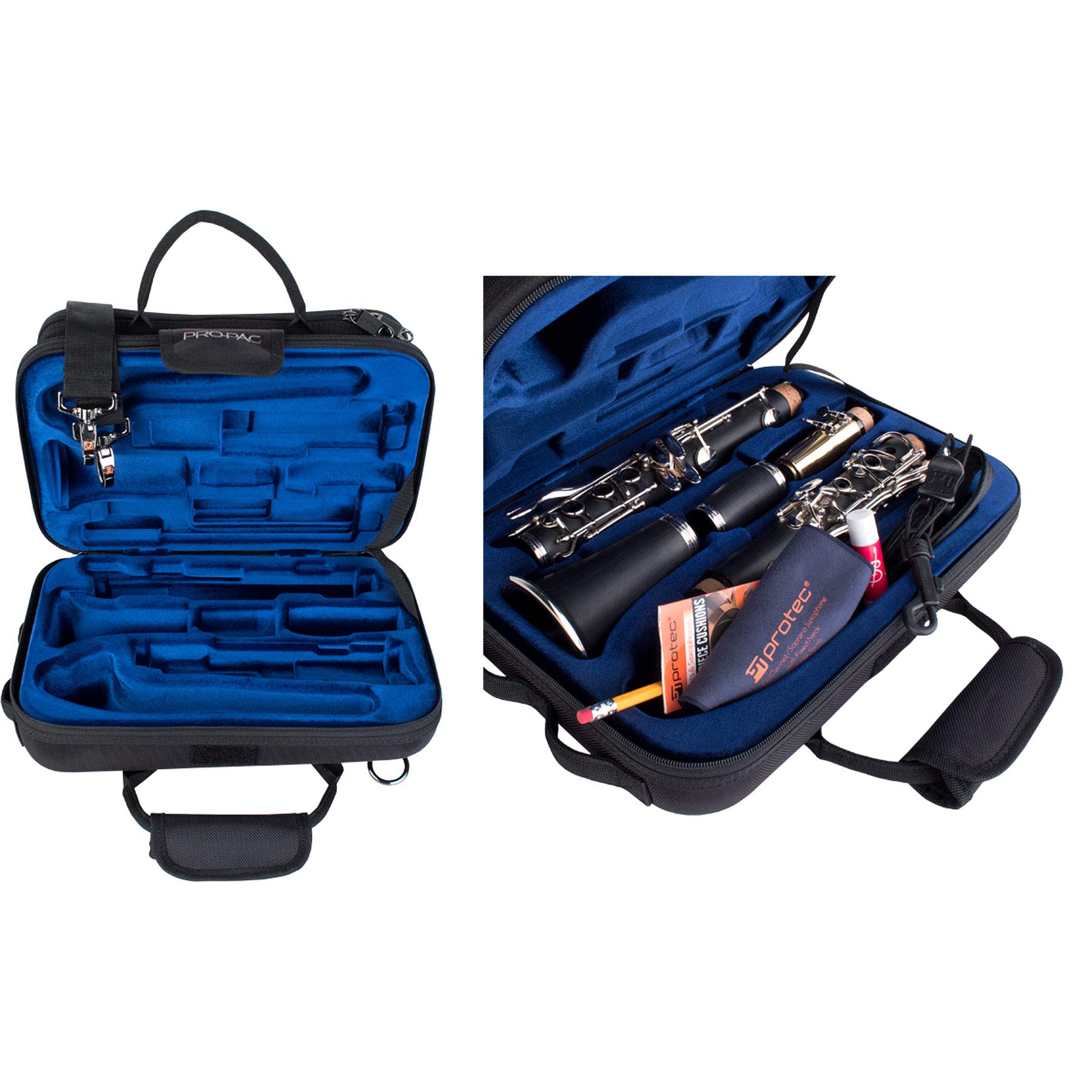 Protec PB307 Slimline Pro PAC Étui pour clarinette en si bémol Noir