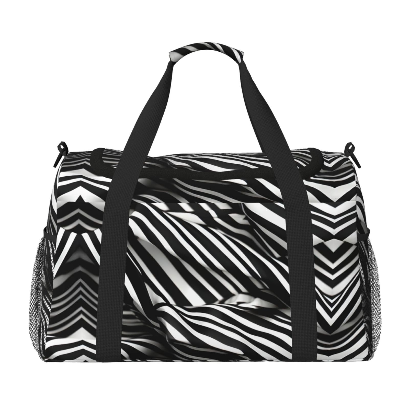 Sac de sport à rayures compact anti-encombrement taille unique - 8