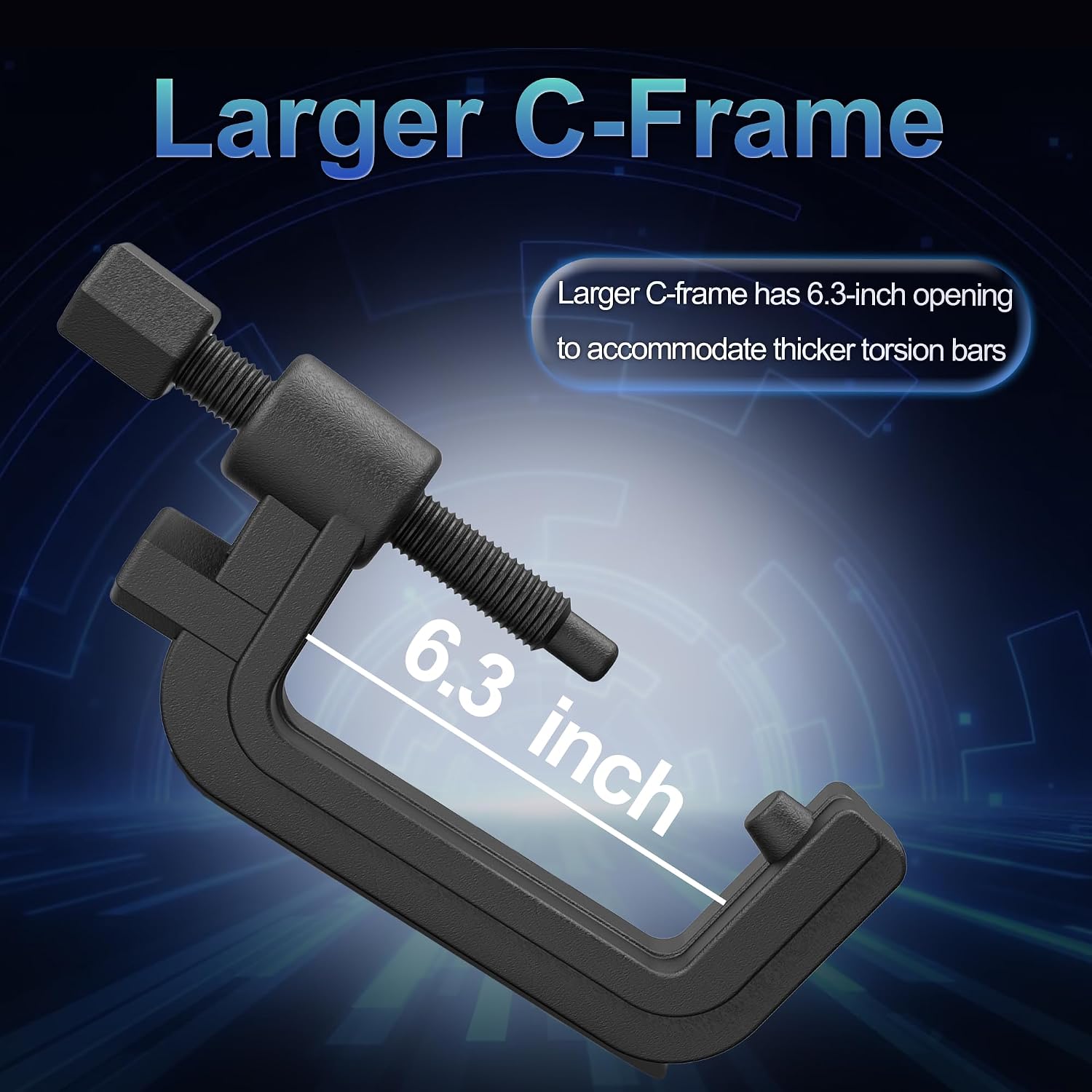 Torsion Bar Unloading Tool, Heavy Duty Torsion Key Removal Tool with C Frame Compatible for Chevy Silverado Ford GMC Dodge Cadillac Car Truck