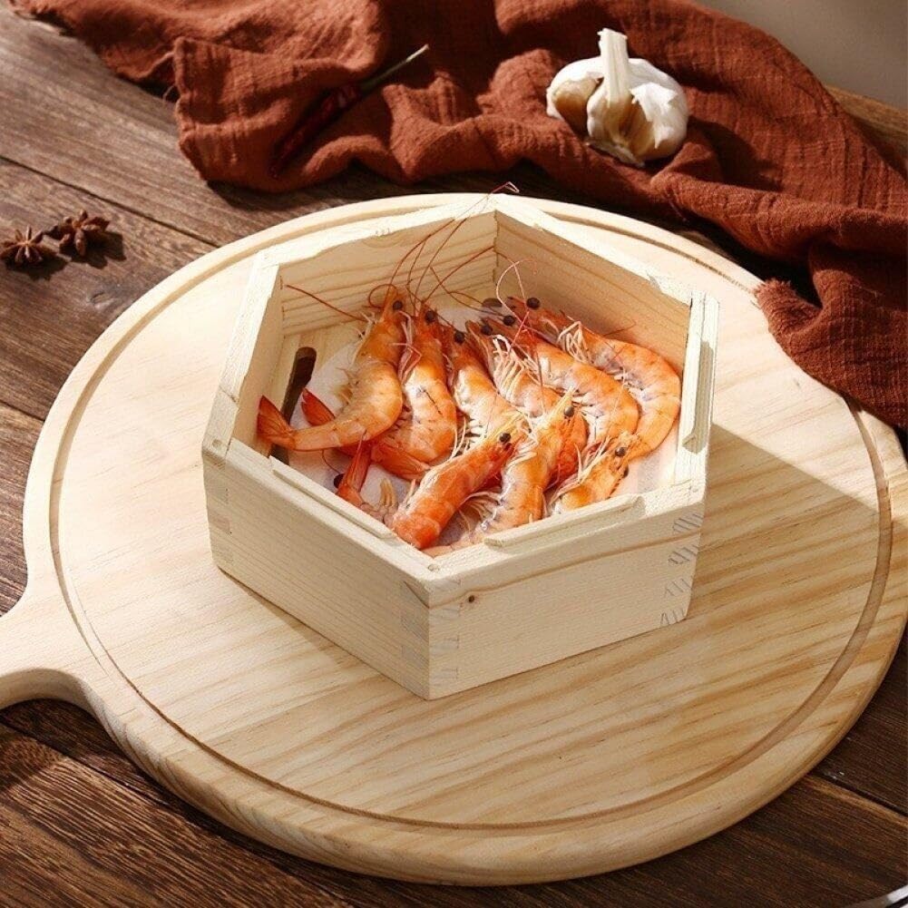 Amazon｜Ouapark せいろ蒸し 蒸し籠 ふた付き ヘルシ蒸し器 小 蒸籠 器