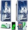 Funda compatible para ZTE AXON 7 Mini, tapa plegable [con protector de pantalla de vidrio templado][bloqueo RFID][efecto luminoso] LPT-Lang 1