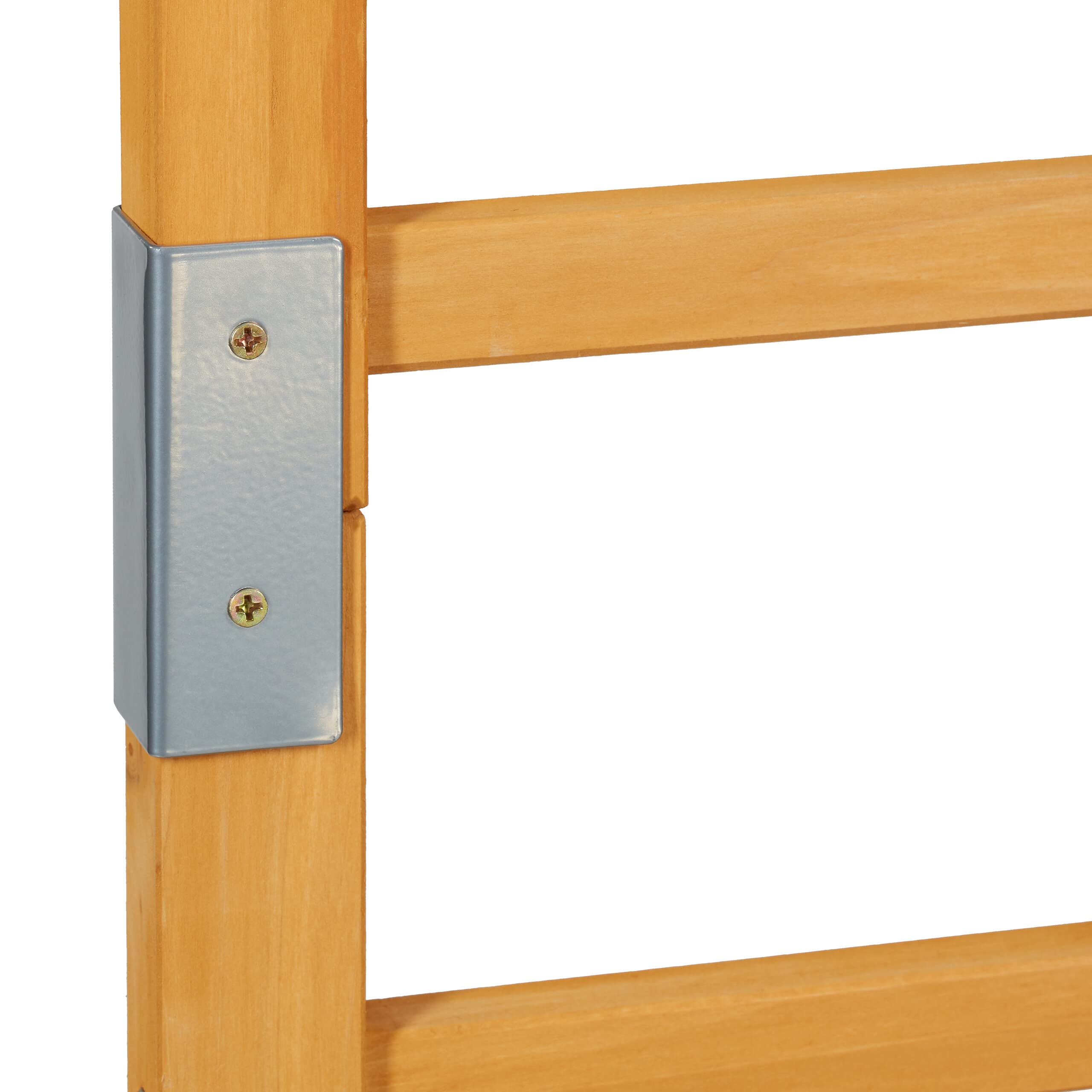 Relaxdays Fioriera da Esterno con Traliccio, Grigliato per Rampicanti, Porta Fiori Rettangolare 171x71x31,5 cm, Naturale