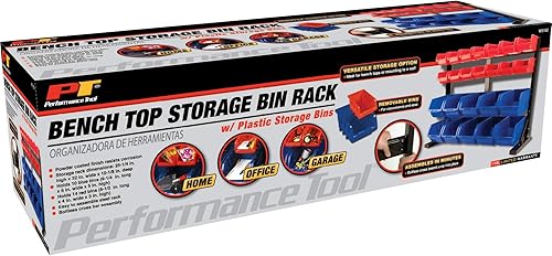 Miniatura 5 de Performance Tool W5182 Estante de almacenamiento de 24 contenedores