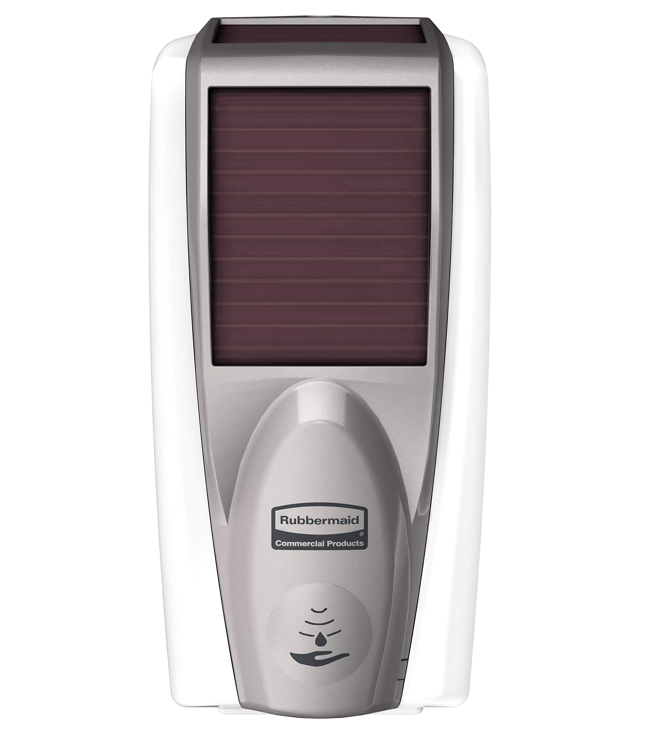 Rubbermaid Commercial 1980828 LumeCel AutoFoam Soap Dispenser, White/Grey Pearl