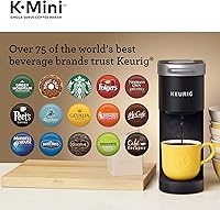 Vista 9 de Keurig K-Mini CoffeeFeer, Brewer Single Sirve K-Cup POD Coffee, de 6 a 12 oz. Tamaños de preparación, negro