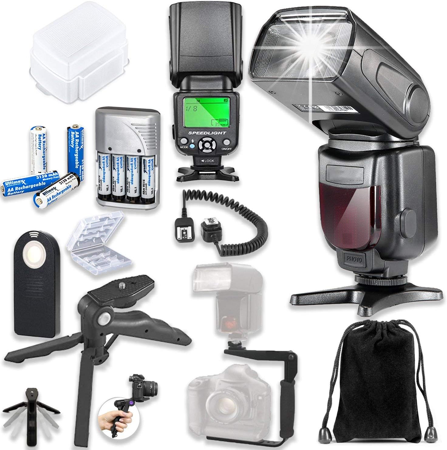 TTL Speed Light Flash for Canon DSLR Cameras Including EOS