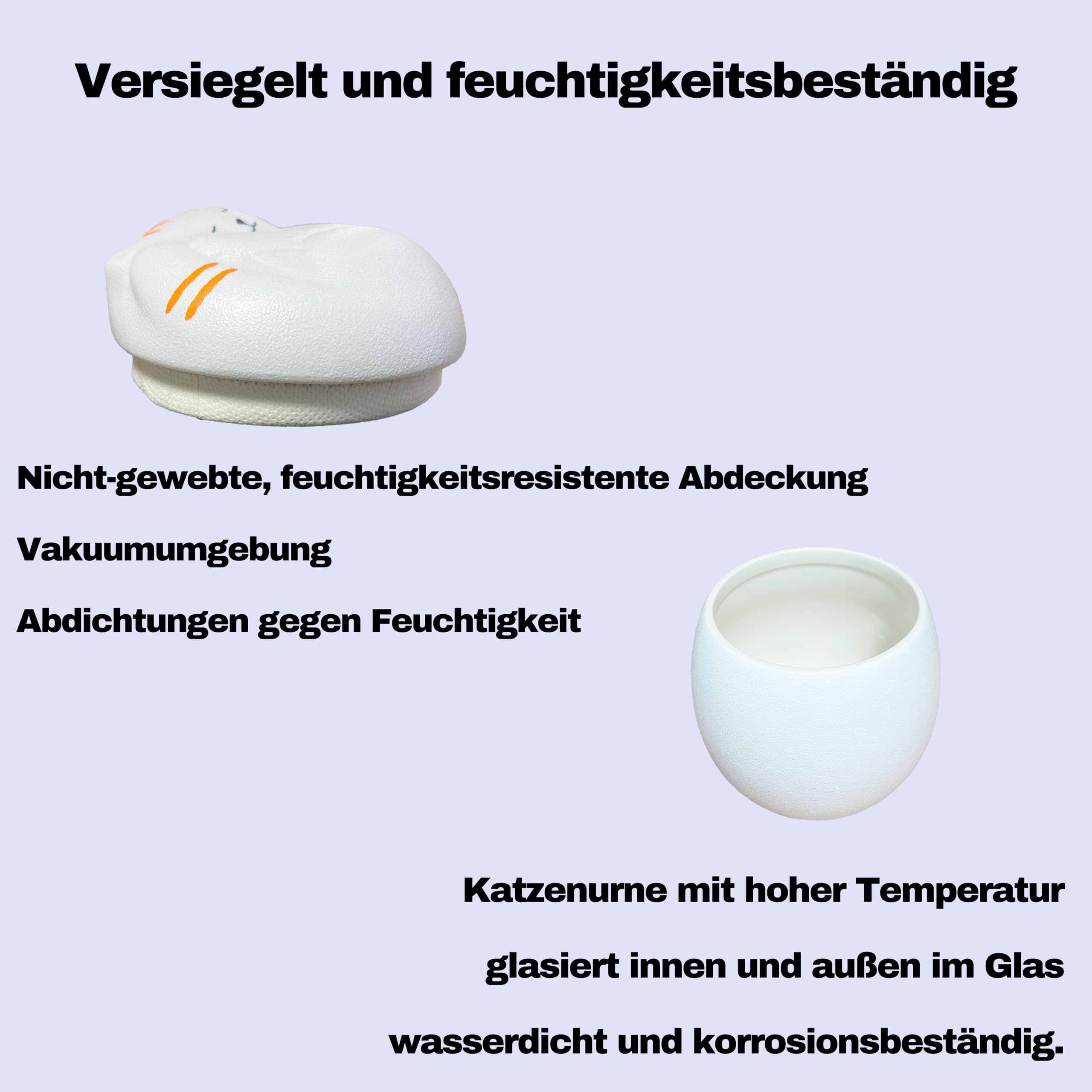 Handgemachte benutzerdefinierte Katze Urne, Haustier Urne, Haustier Urnen für Katzen, Haustier Einäscherung Urne, Katze Urnen für Asche, Urnen für Katzen, personalisierte Katze Urne.（Orange）