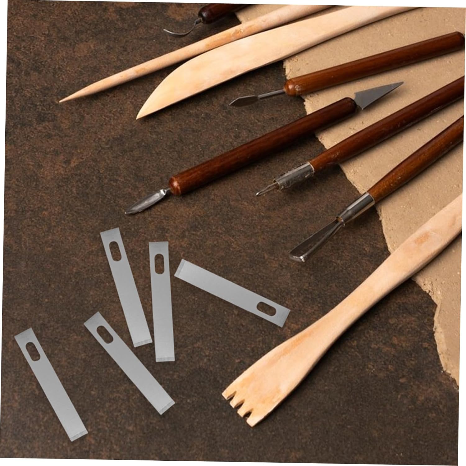 DOITOOL 100pcs DIY Craft Cutter Blades Precision Cutting Tools for Scrapbooking Art Projects and Architectural Models Sharp Blades for Wood Plastic and More