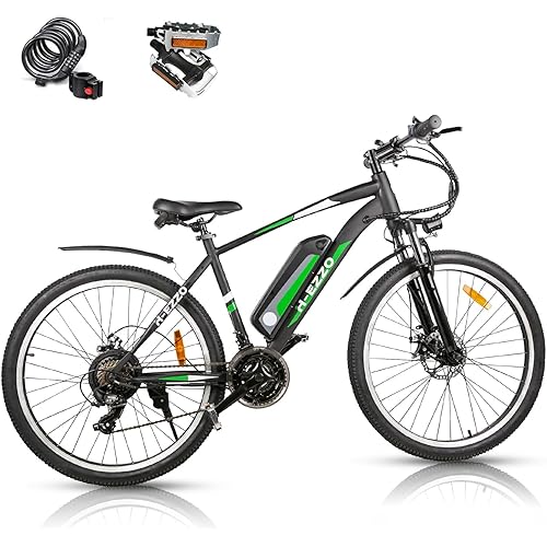 Electric Bike for Adults with Waterproof Removable Battery, 45Miles 22MPH Commuting Highway City Electric Bike with 350W/500W Brushless Motor, Multi-speed gear, 26" Tires and Disc Brake Ebike
