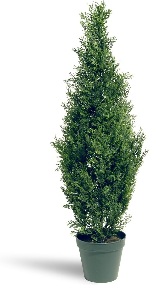 National Tree Company Artificial Shrub | Includes Pot Base | Arborvitae - 36 Inch 36-Inch