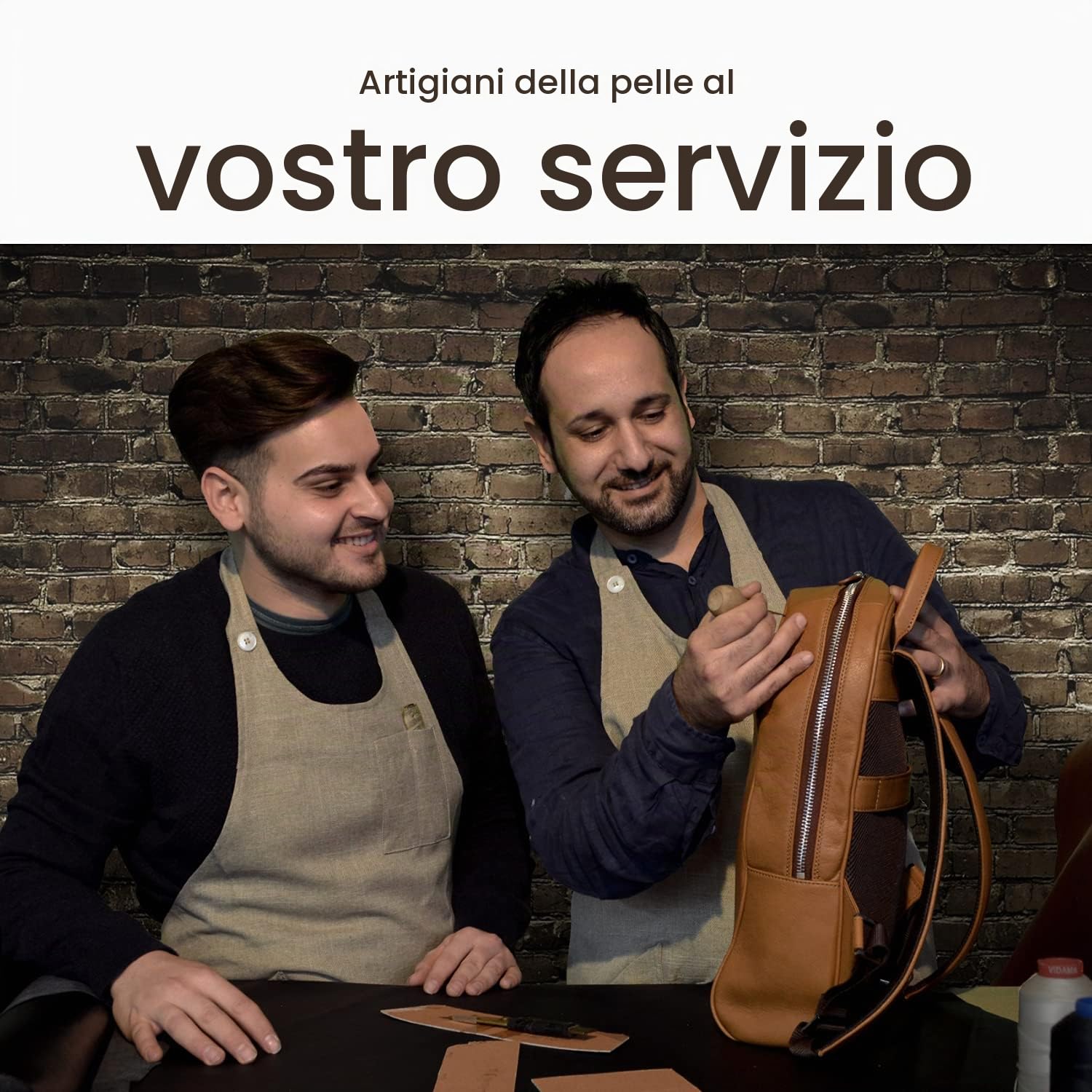 Set da Scrivania 5 Pezzi - 100% Pelle Pieno Fiore, Aspetto Naturale - Fatto a Mano in Italia da Esperti Artigiani - Elegante e Funzionale, ideale per l'Ufficio - Nero