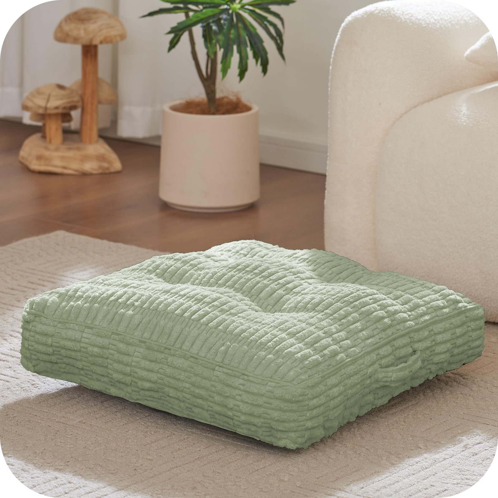 Amazon.com: ZOEMO Floor Pillow Cushion for Adults, Meditation