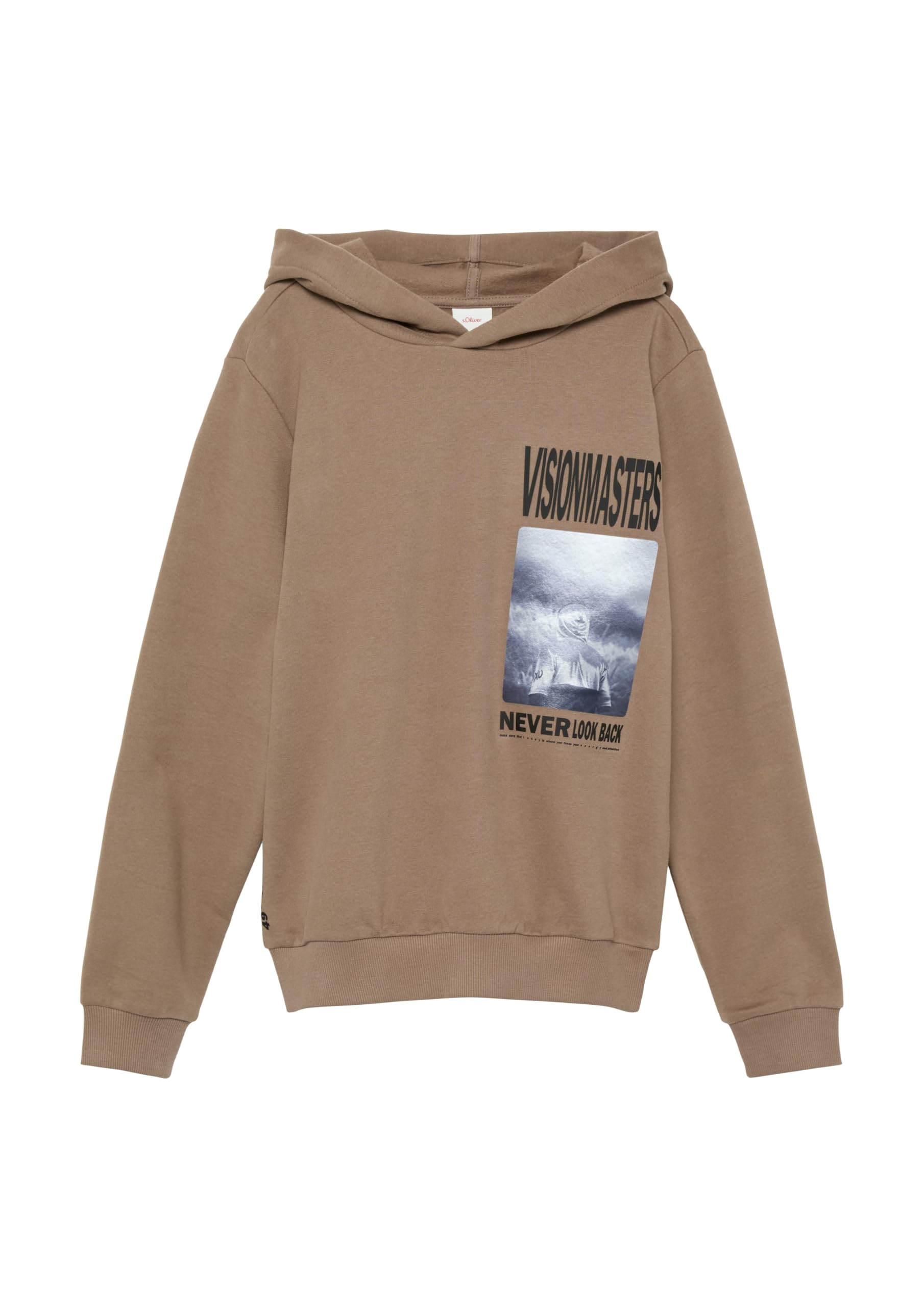 s.Oliver Wärmendes Kapuzen-Sweatshirt mit Frontprint